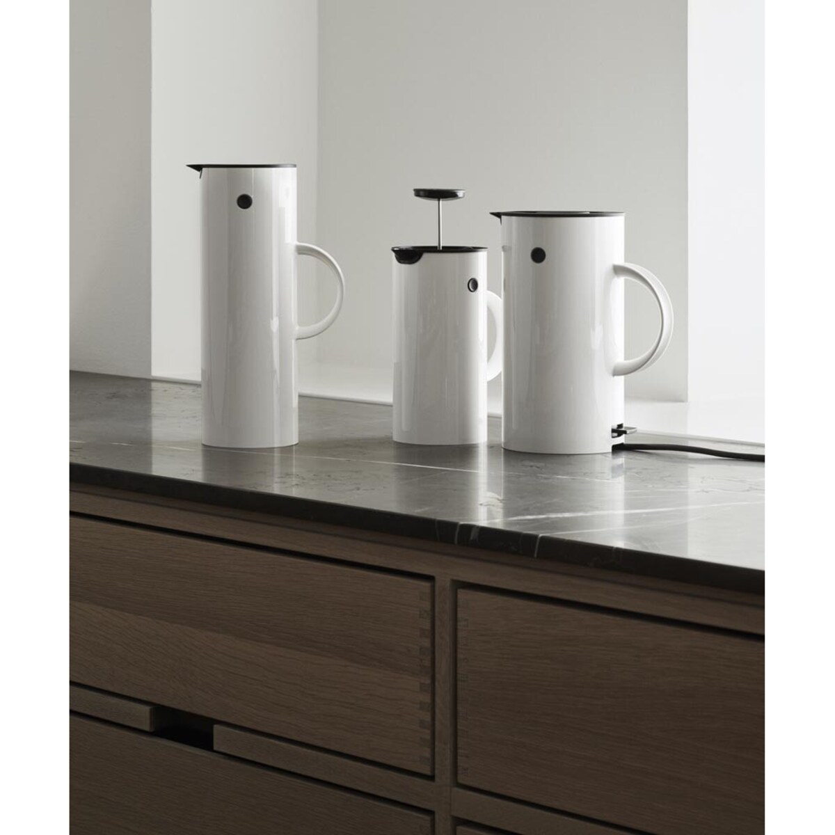 Dzbanek termiczny biały EM77, 500 ml, Stelton