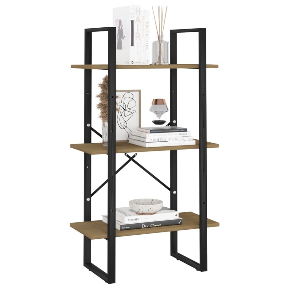 vidaXL Regał, 60x30x105 cm, lite drewno sosnowe