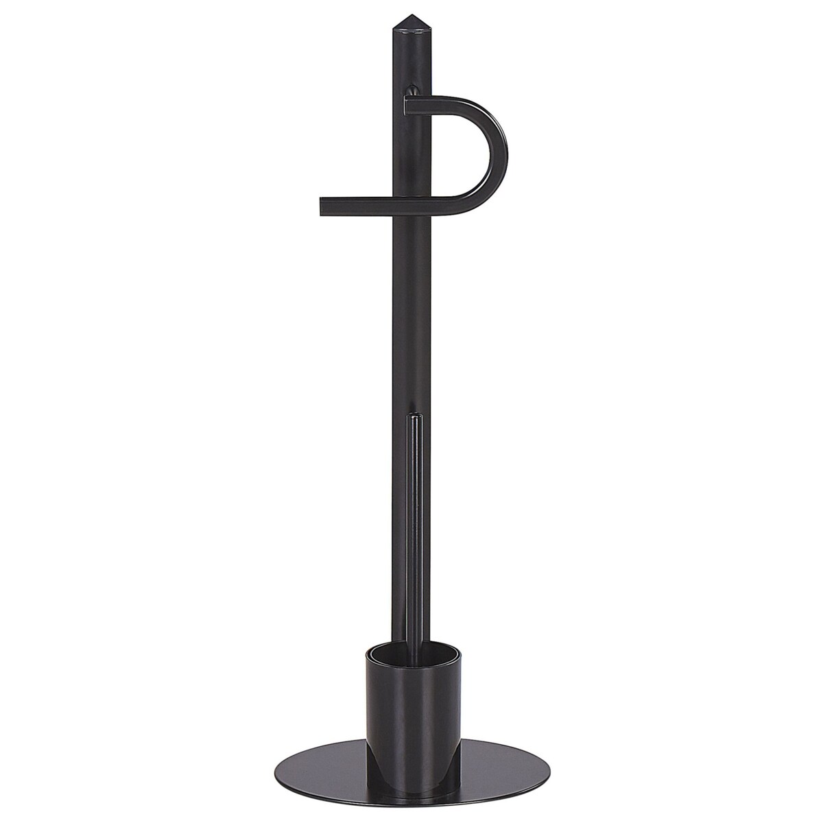 Stojak na papier i szczotkę toaletową czarny SARTO