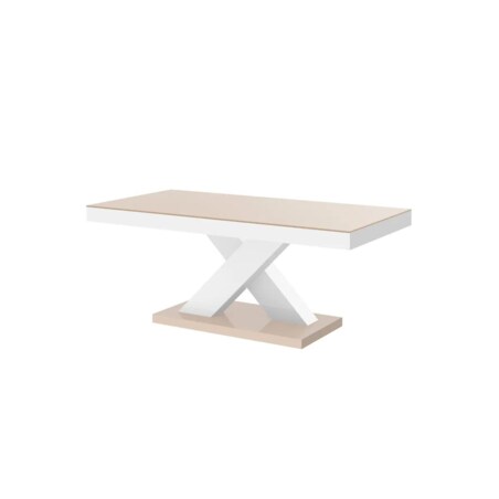 Ława XENON MINI 120x60 cappuccino/biała połysk