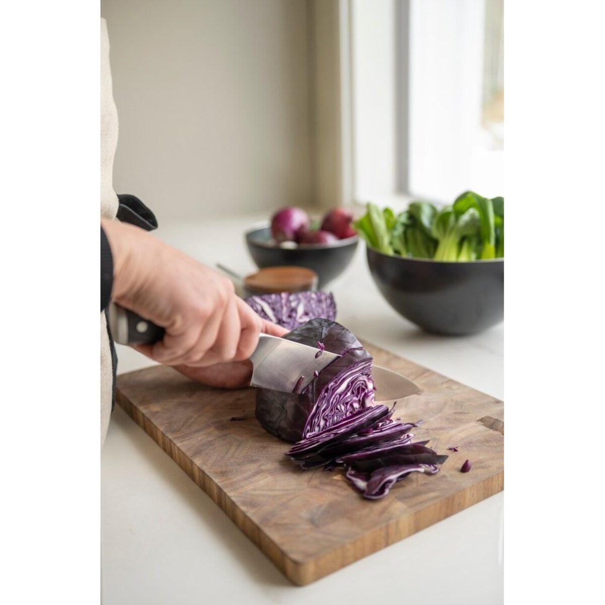 Czarna miska ze stali, Ø 19 cm