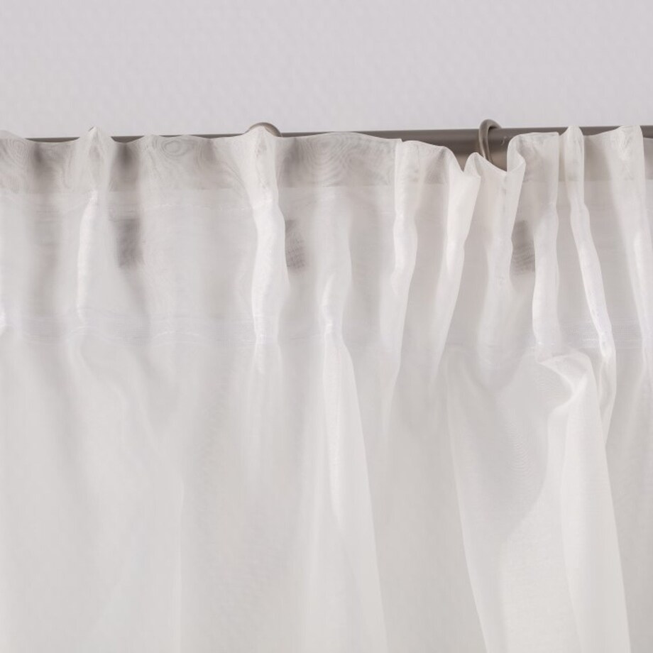 Lambrekin łuk Lily z koronką 200x80 ecru