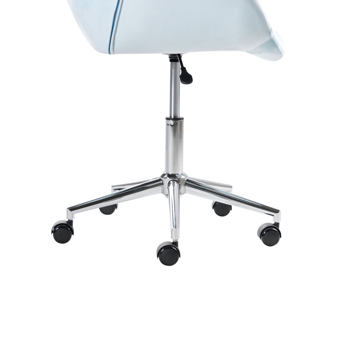 Krzesło obrotowe LABELLE Welur Błękitny