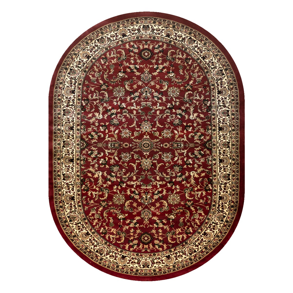 Dywan ROYAL ADR owal wzór 1745 bordo 200x290 cm
