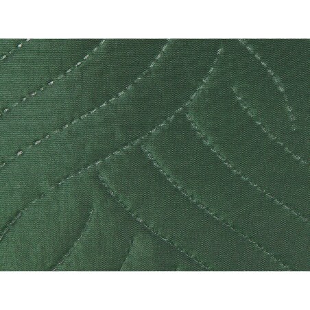 Komplet narzuta z poduszkami tłoczony 200 x 220 cm zielony BABAK