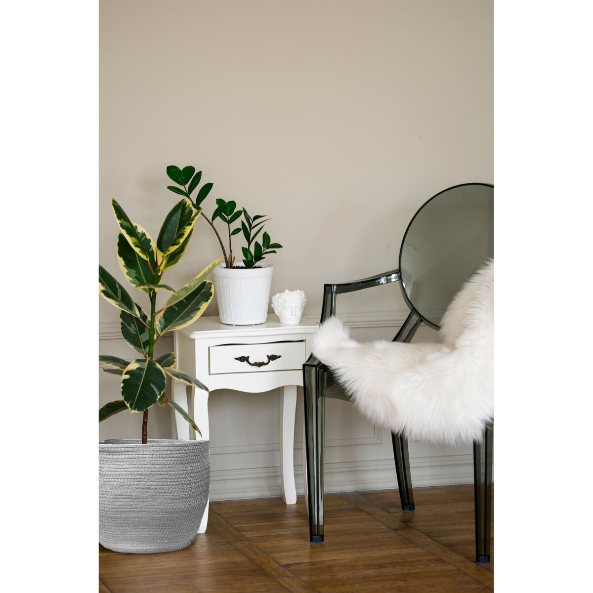 Zestaw 3szt Koszy Naturalnych Szare YT21B-35