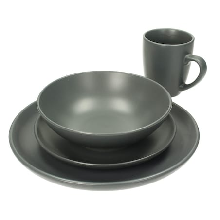 Komplet naczyń Vivo Dark Grey 4/16, 28 x 24 x 28 cm