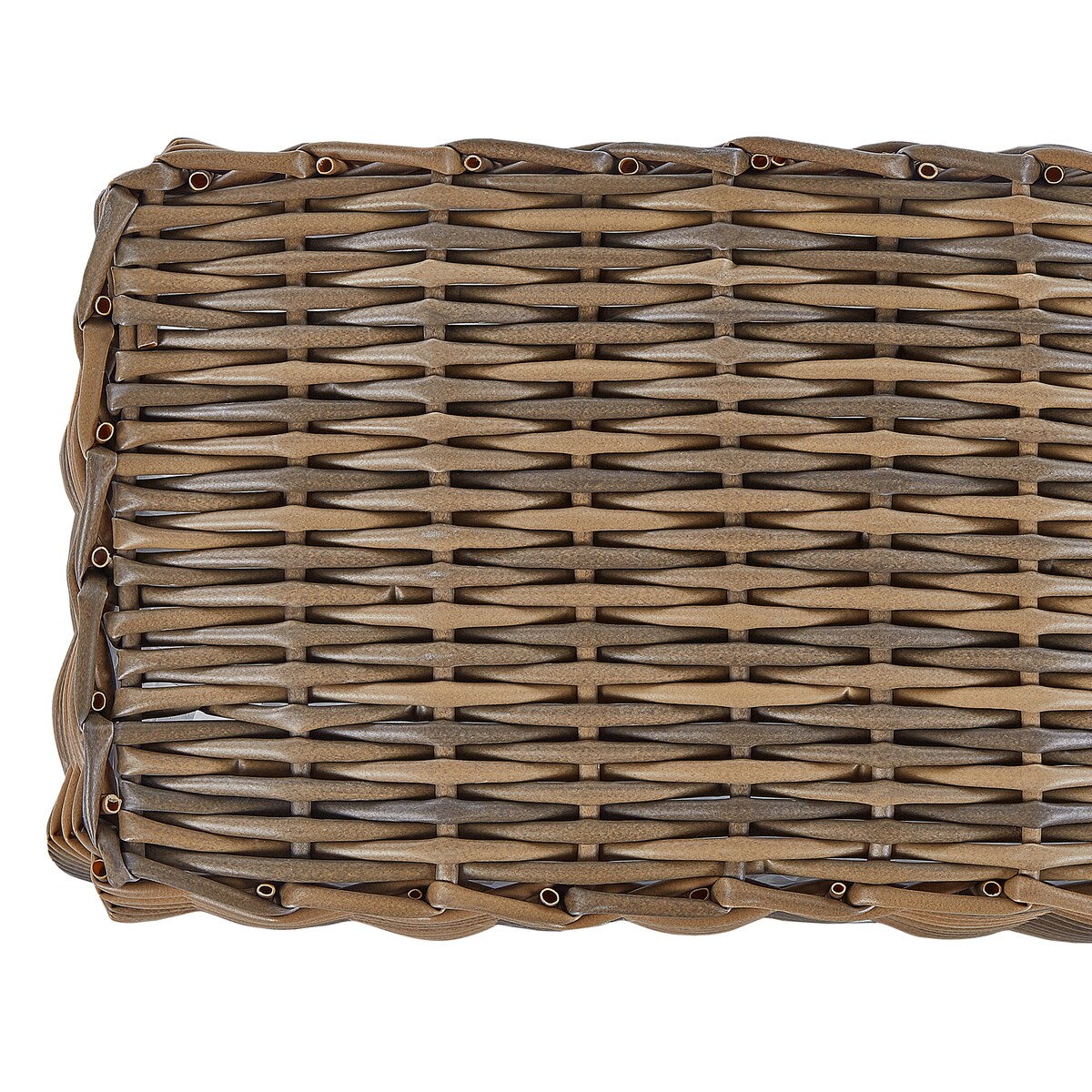 Zestaw 2 koszy na kwiaty ORMOS 53/59 cm Technorattan Brązowy