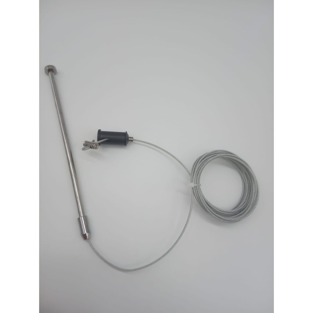 Lampa podwieszana kryształ Arctic SMP0099 black Step LED 104W 3000K belka czarna