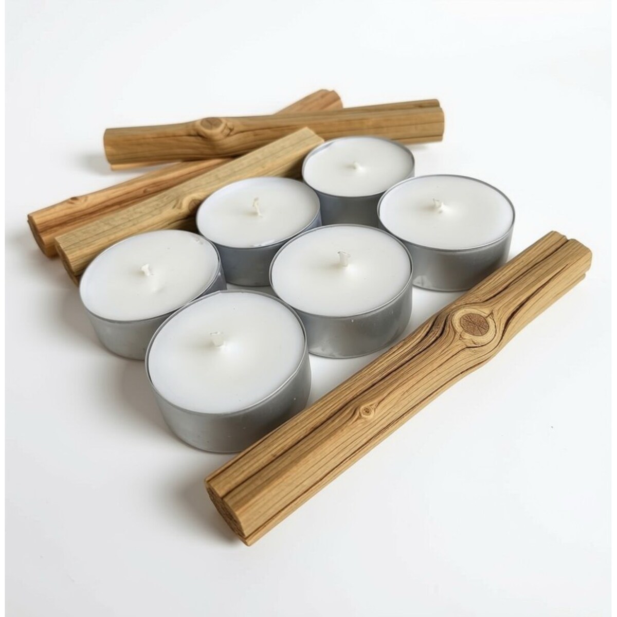 Premium Palo Santo 6 szt podgrzewaczy/ tealight 85g- wosk sojowy (dostępne inne zapach)