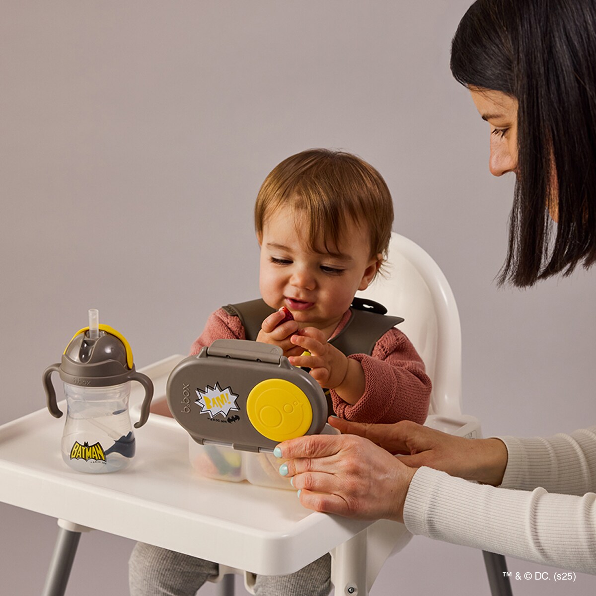 Batman Śniadaniówka do szkoły dla dziecka - szczelny snackbox na jedzenie i przekąski b.box