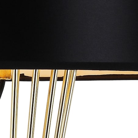Lampa stołowa hampton Filo MT1235 Step druciana złota czarna