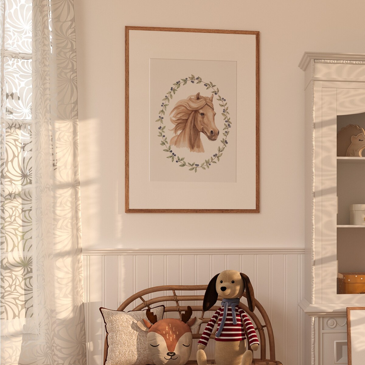 Plakat dla dzieci Koń Kasztan 30x40