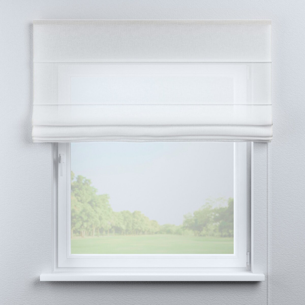 Roleta rzymska Capri 100x170 prześwitująca ecru