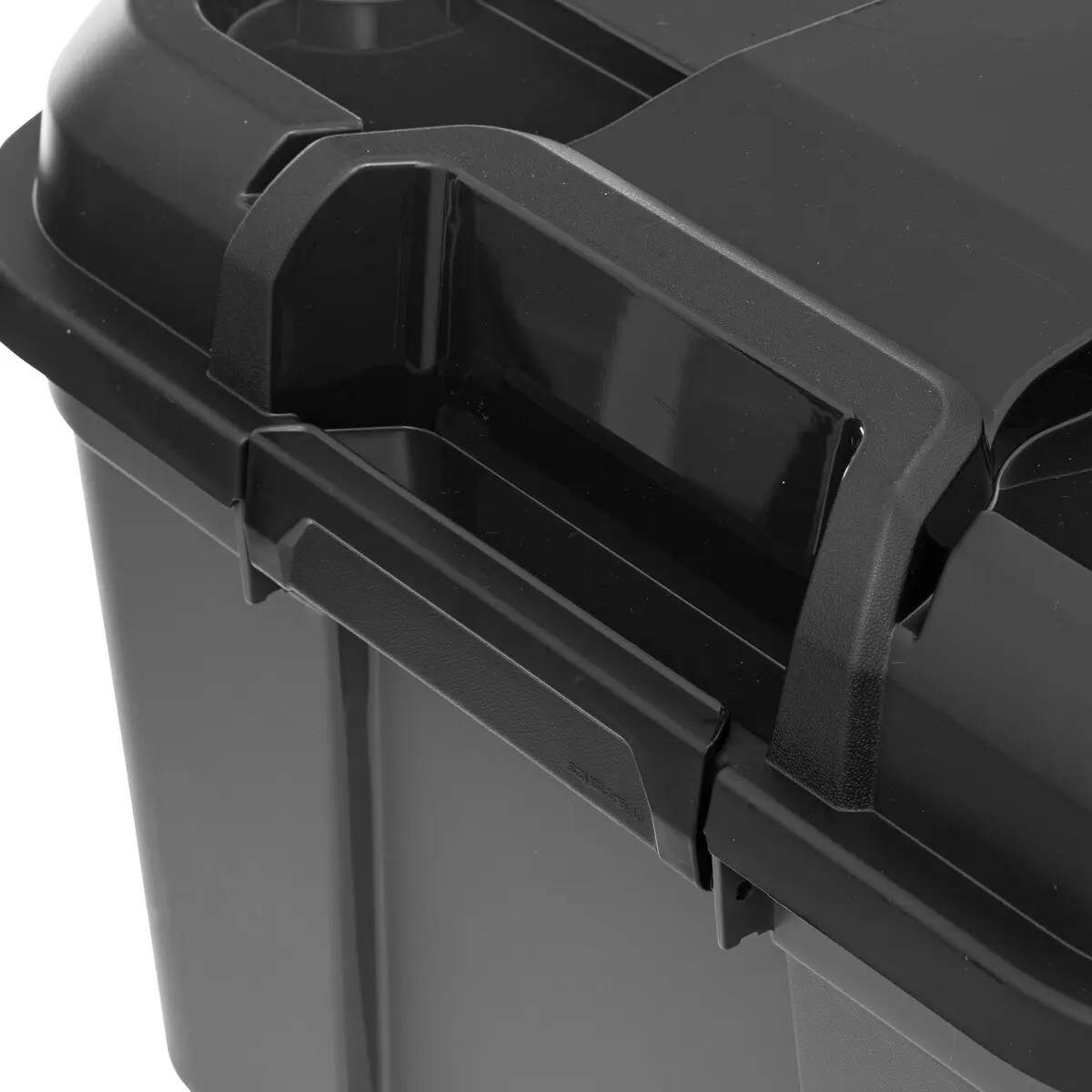 Pudło na kółkach z pokrywą BUNKER+, 120 l