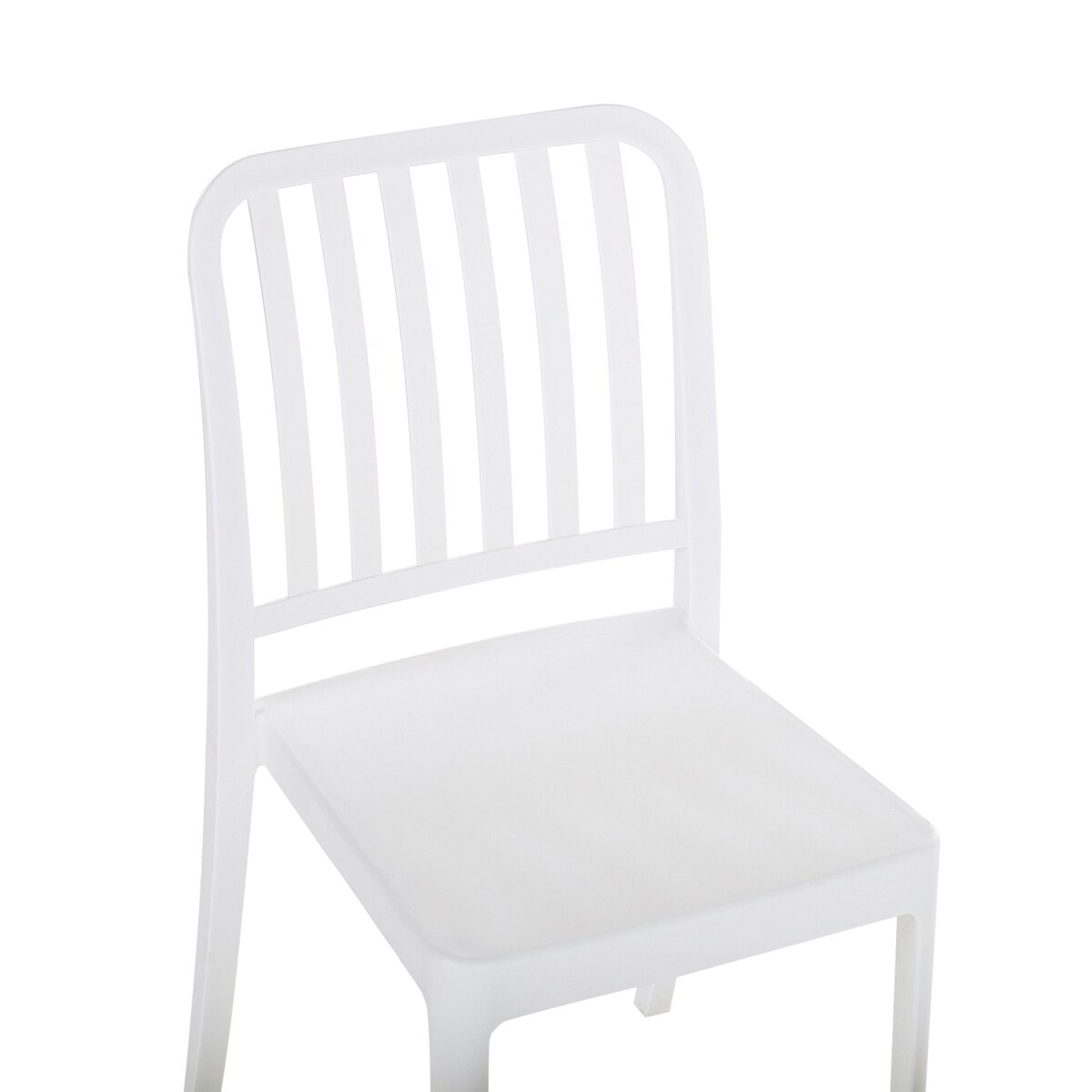 Zestaw 2 krzeseł ogrodowych biały SERSALE