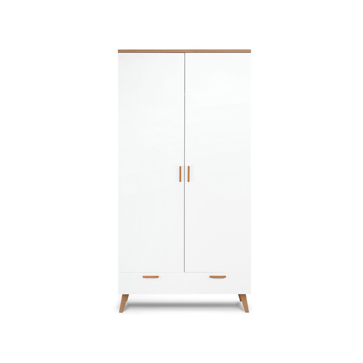 KONSIMO FRISK Biała szafa skandynawska