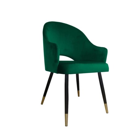 Krzesło JENISEJ VELVET GOLD zielone