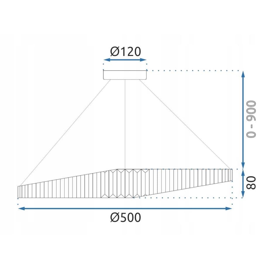 Lampa Sufitowa Kryształowa Glamour Złota Gold