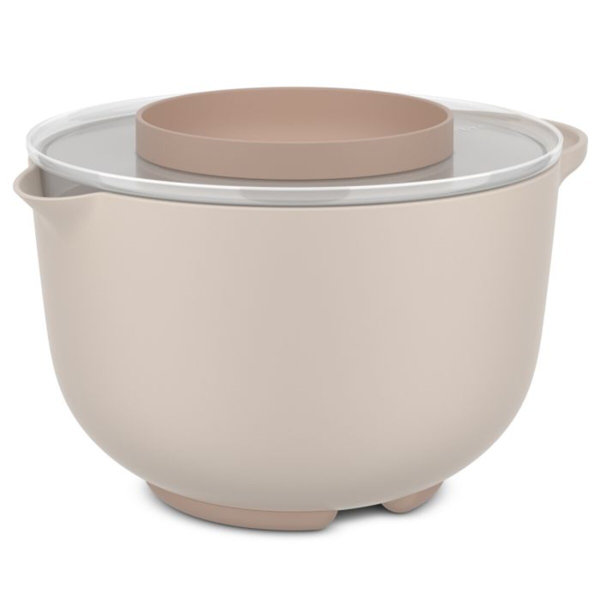 Miska do miksowania z pokrywą odporną na rozchlapywanie Chef It 3000 ml Chalk 102306031500