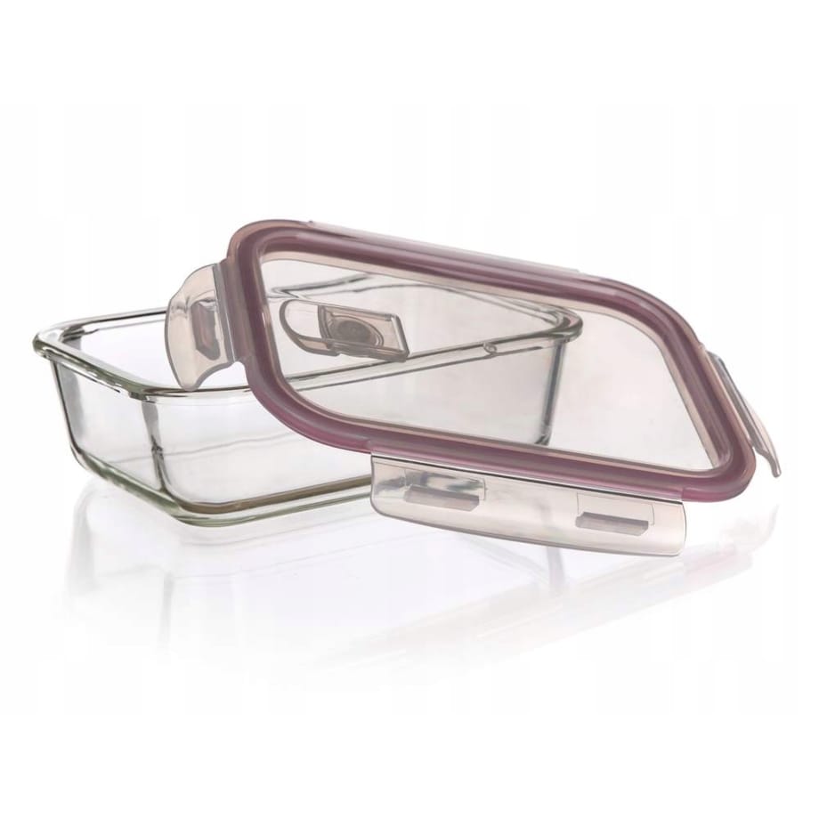 POJEMNIK SZKLANY HERMETYCZNY zamykany na jedzenie lunch box 1450ml banquet