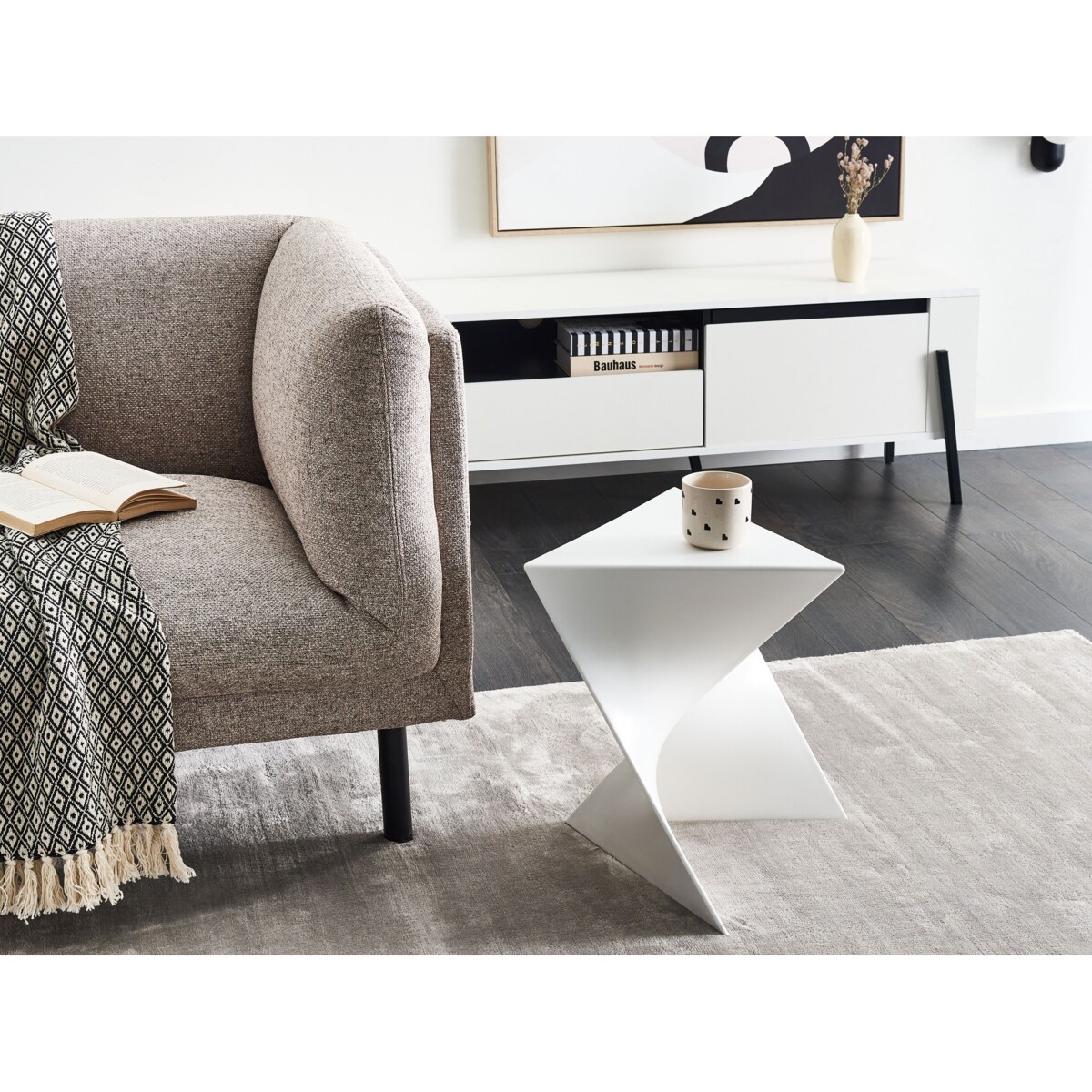 Stolik pomocniczy PECOS Biały