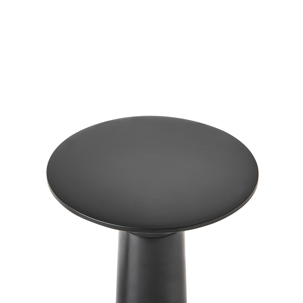 Bezprzewodowa lampa stołowa metalowa czarna LEVIRA