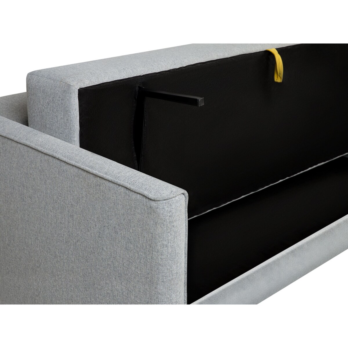 Sofa rozkładana jasnoszara EKSJO