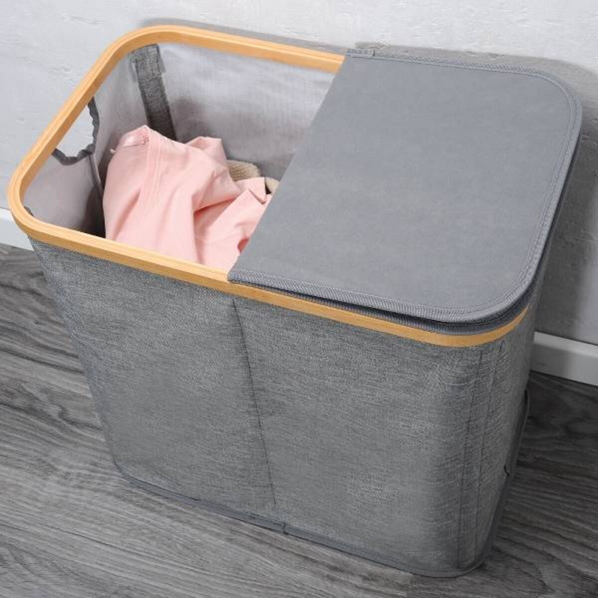 Kosz na pranie, dwukomorowy, KESPER