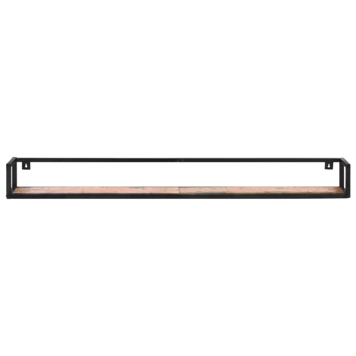 vidaXL Półki ścienne, 2 szt., 160 cm, lite drewno z odzysku