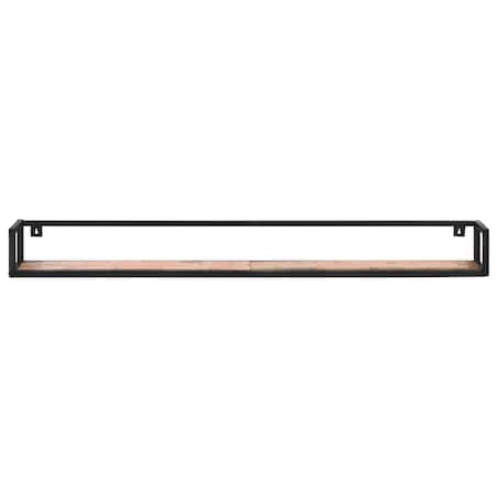 vidaXL Półki ścienne, 2 szt., 160 cm, lite drewno z odzysku