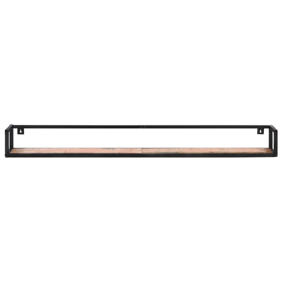 vidaXL Półki ścienne, 2 szt., 160 cm, lite drewno z odzysku