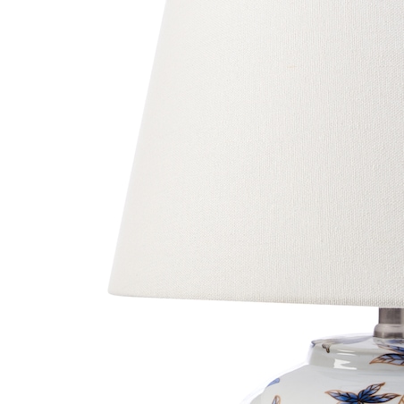 Lampa stołowa SUNJA Porcelana Biały/ niebieski