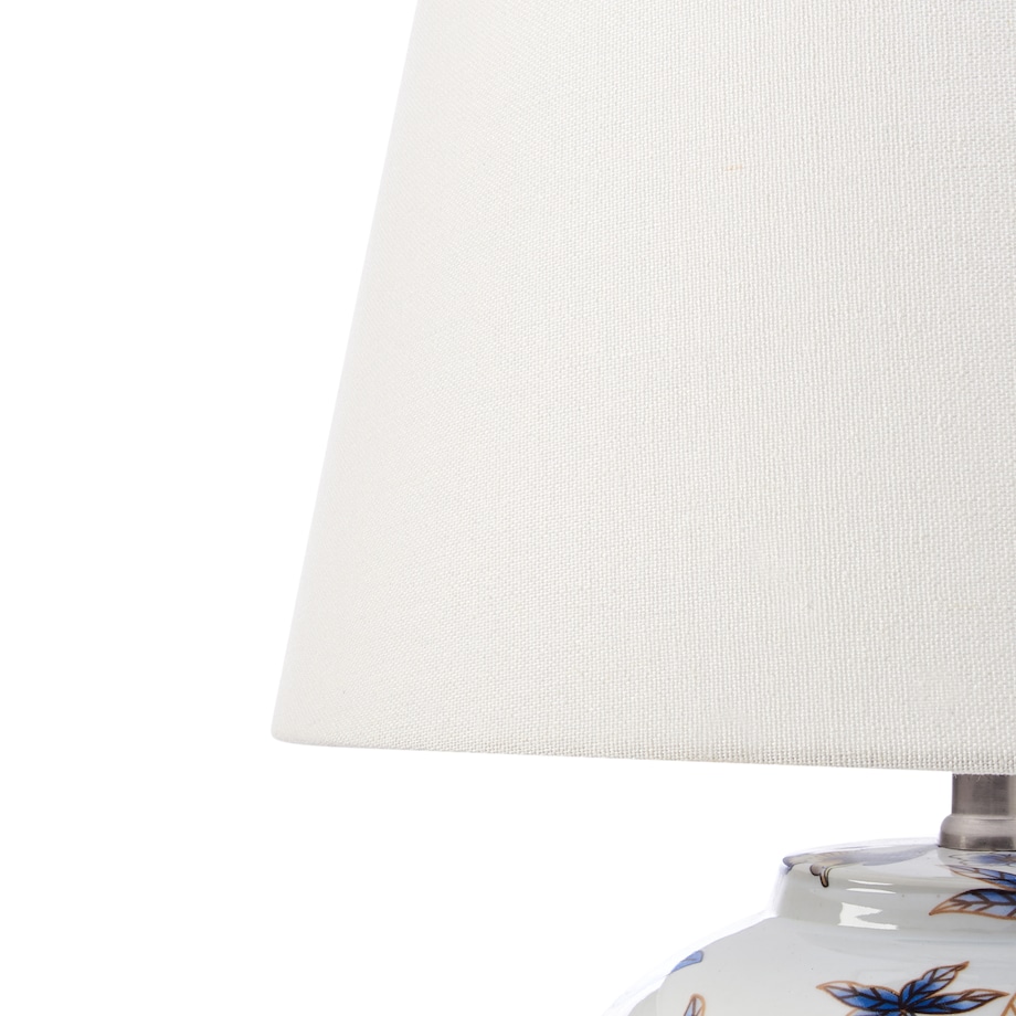 Lampa stołowa SUNJA Porcelana Biały/ niebieski
