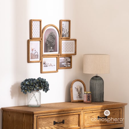 Drewniana multirama na 7 zdjęć FELISA, 57,2 x 46,6 cm