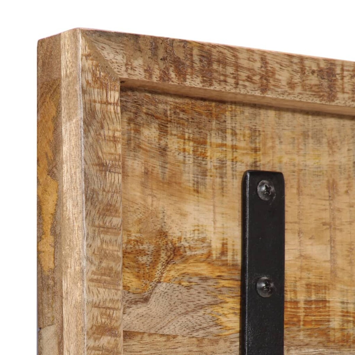 vidaXL Wieszak na płaszcze, z 5 haczykami, lite drewno mango