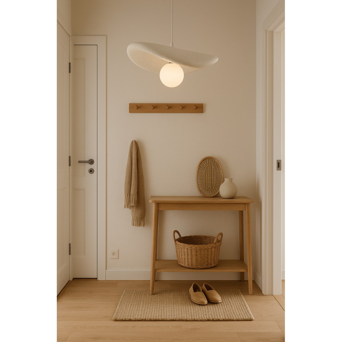 LAMPA WISZĄCA NAMI BIAŁA