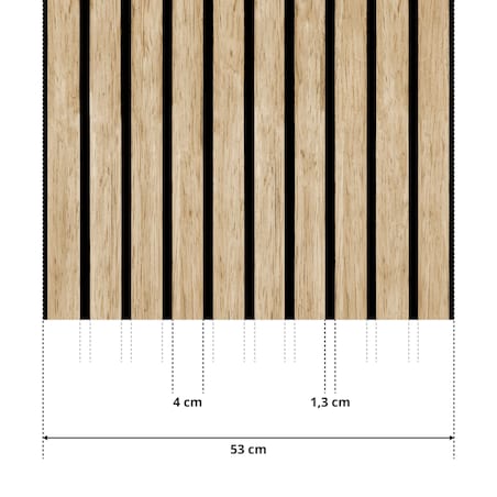Tapeta Lamele Dąb Sonoma