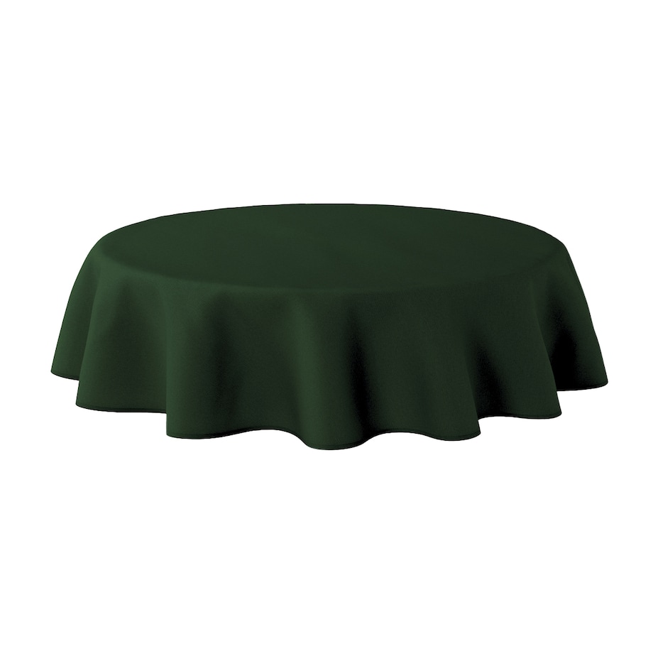 Obrus okrągły 130 x 130 cm zielony