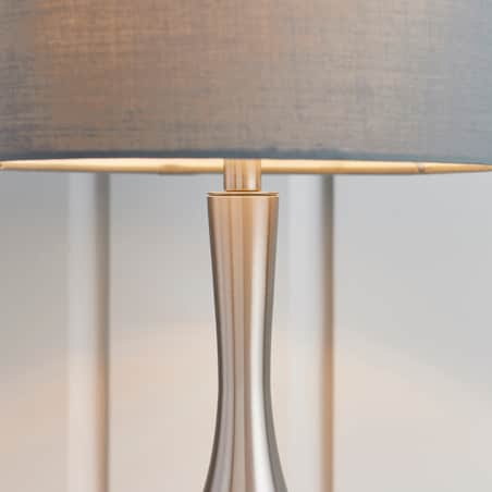 Lampka stojąca Piccadilly 61192 Endon nowoczesna ściemniacz nikiel