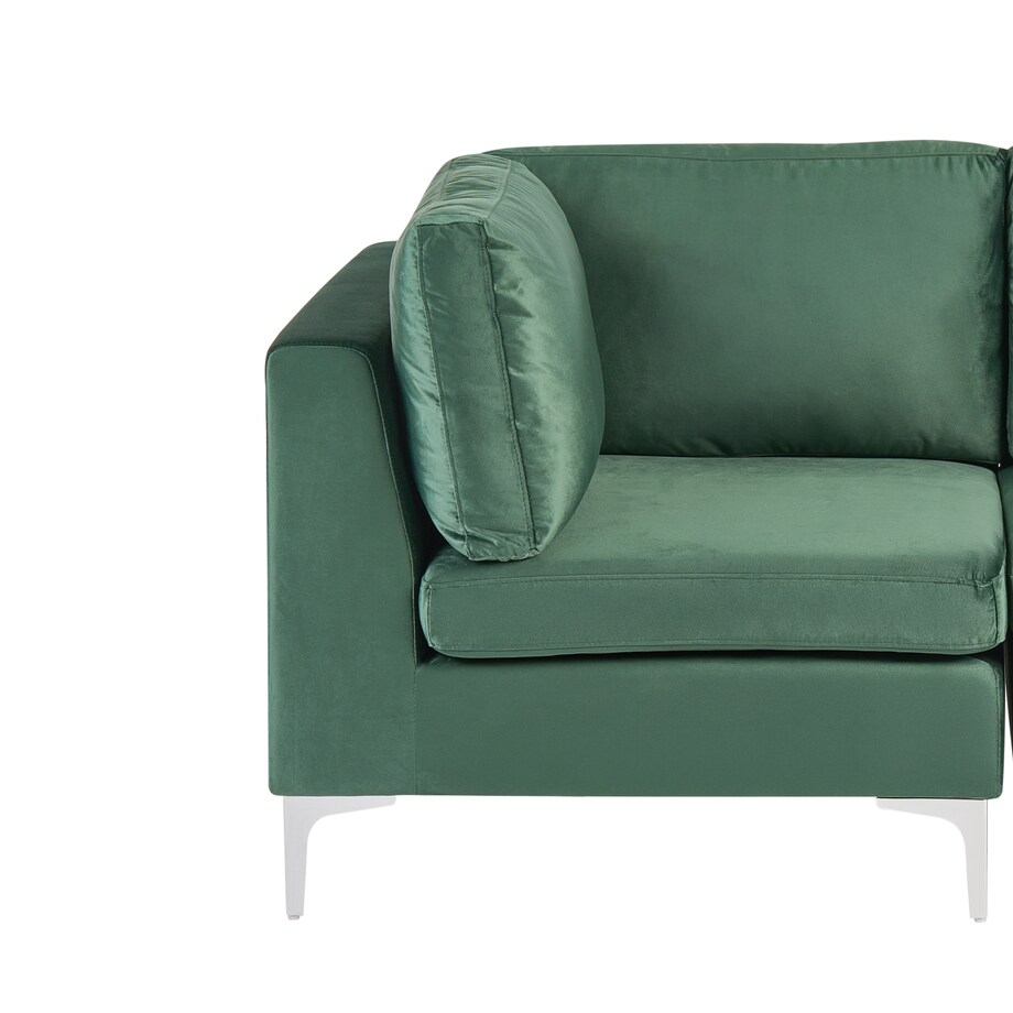 Sofa modułowa dla 2 osób EVJA Zielony Welur