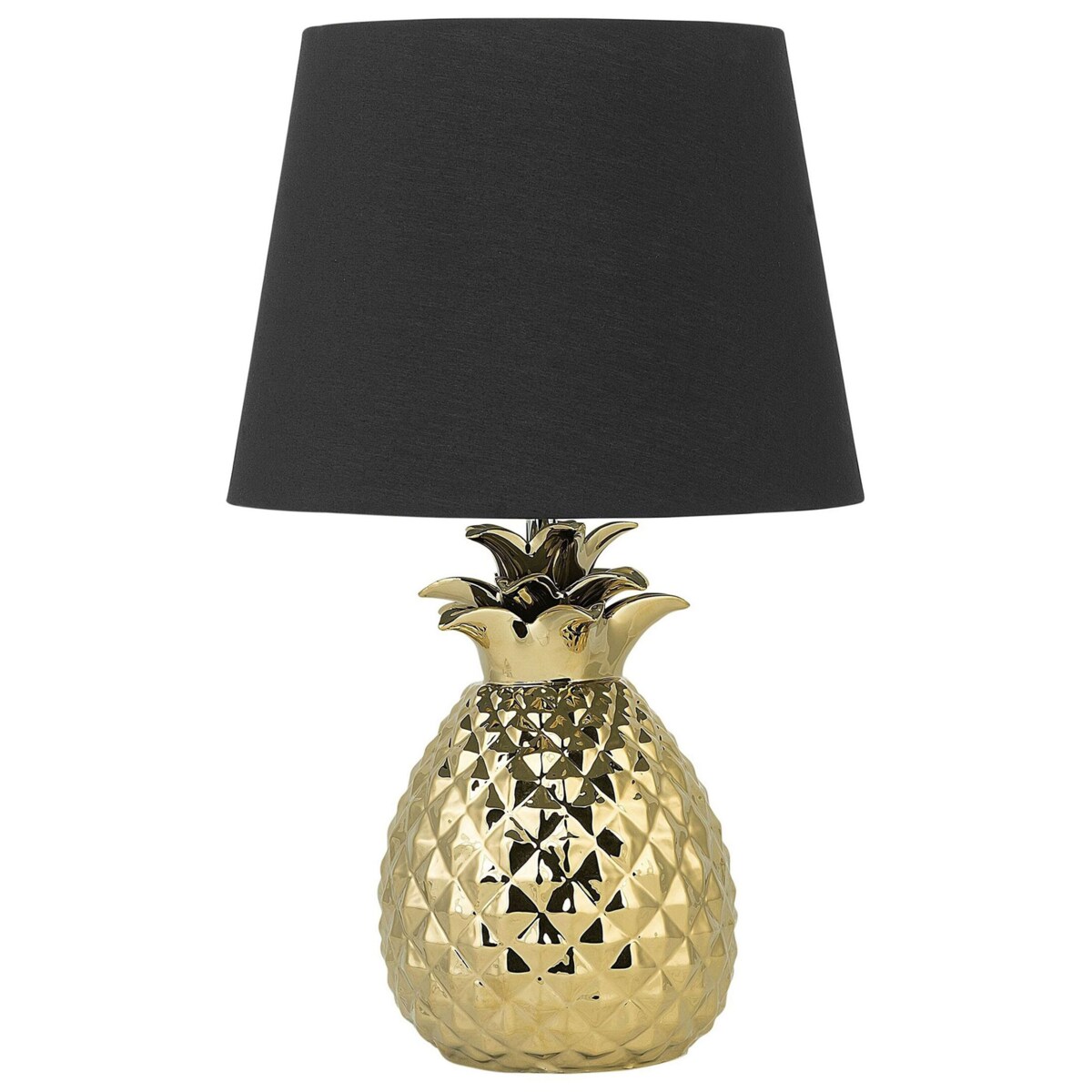Lampa stołowa ceramiczna złota PINEAPPLE