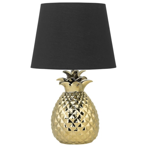 Lampa stołowa ceramiczna złota PINEAPPLE