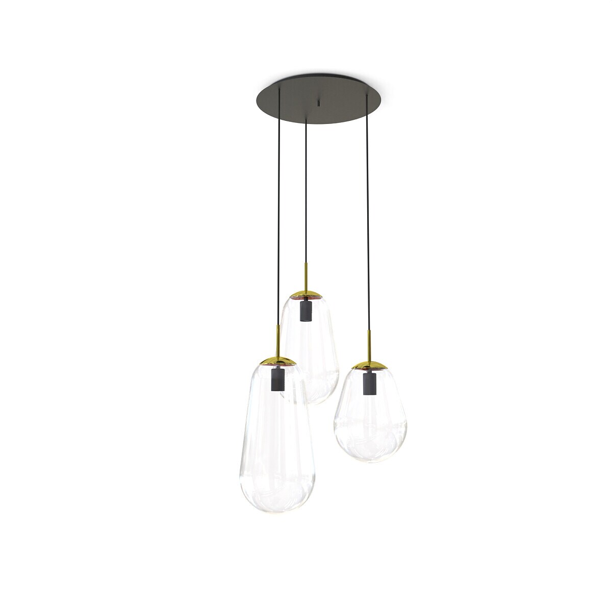 Lampa sufitowa 7794 PEAR Transparentny Nowodvorski