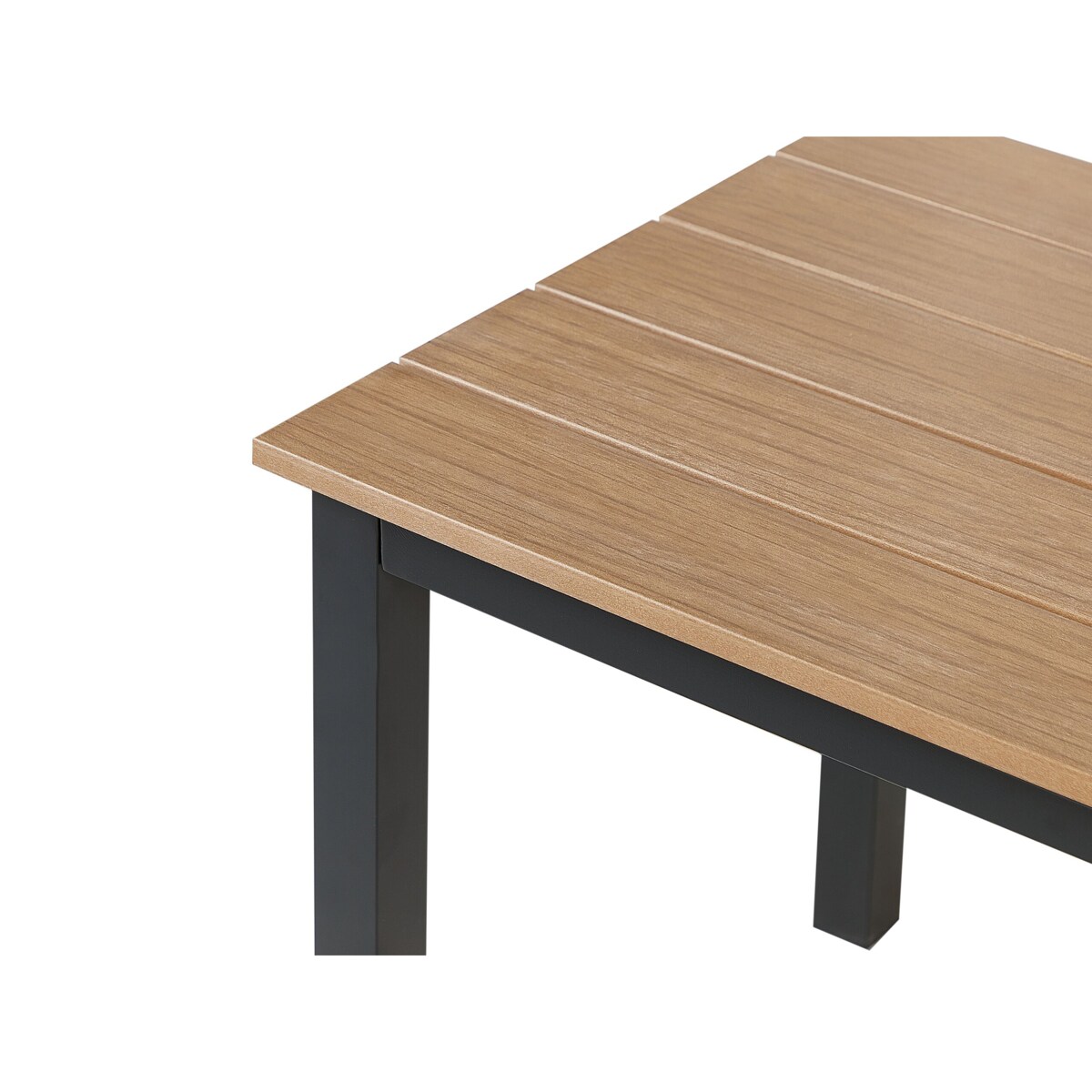 Stół ogrodowy MDF Czarny MESSINA