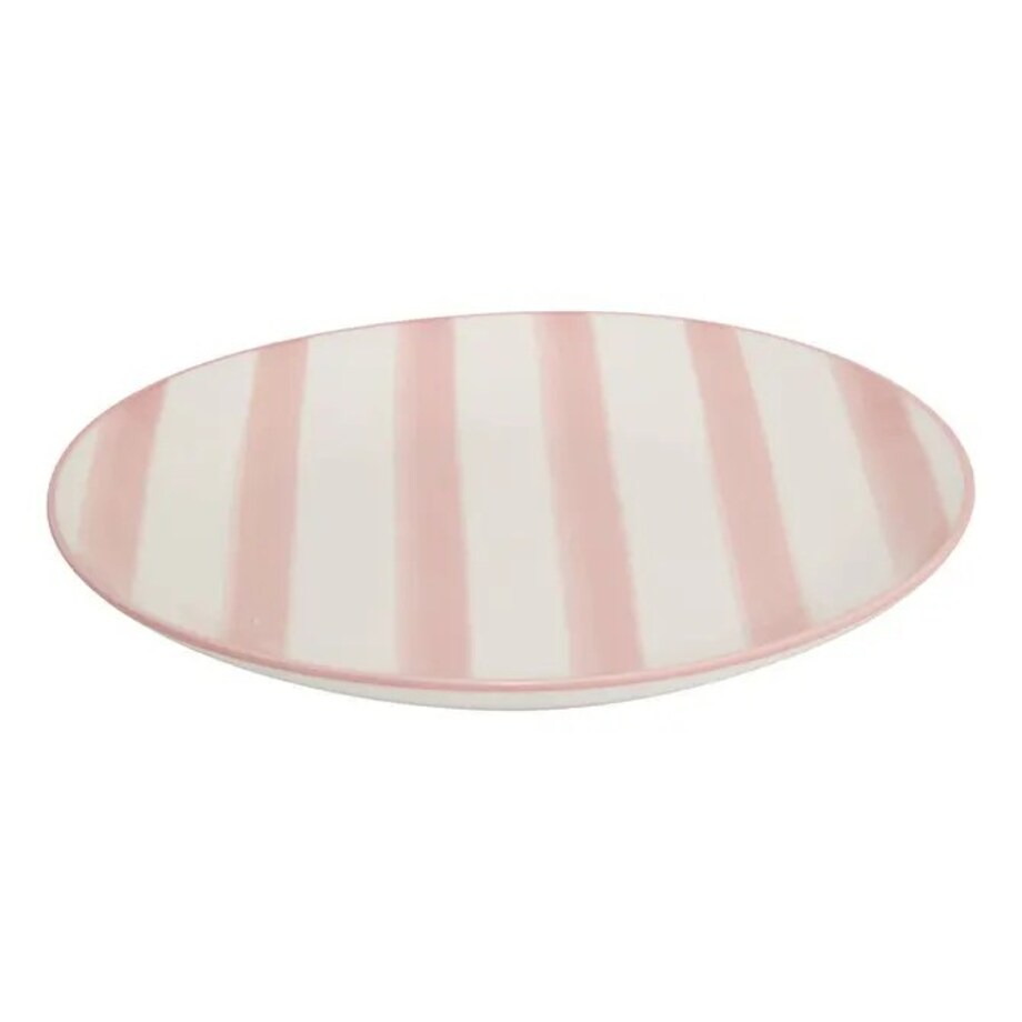 Komplet 6 talerzy deserowych, pudrowych, Charlie, 19 cm