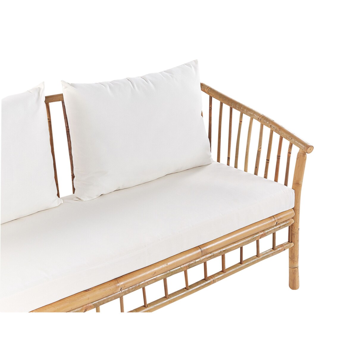 Zestaw ogrodowy ze stolikiem dla 4 osób MAGGIORE Drewno bambusowe Jasnobrązowy