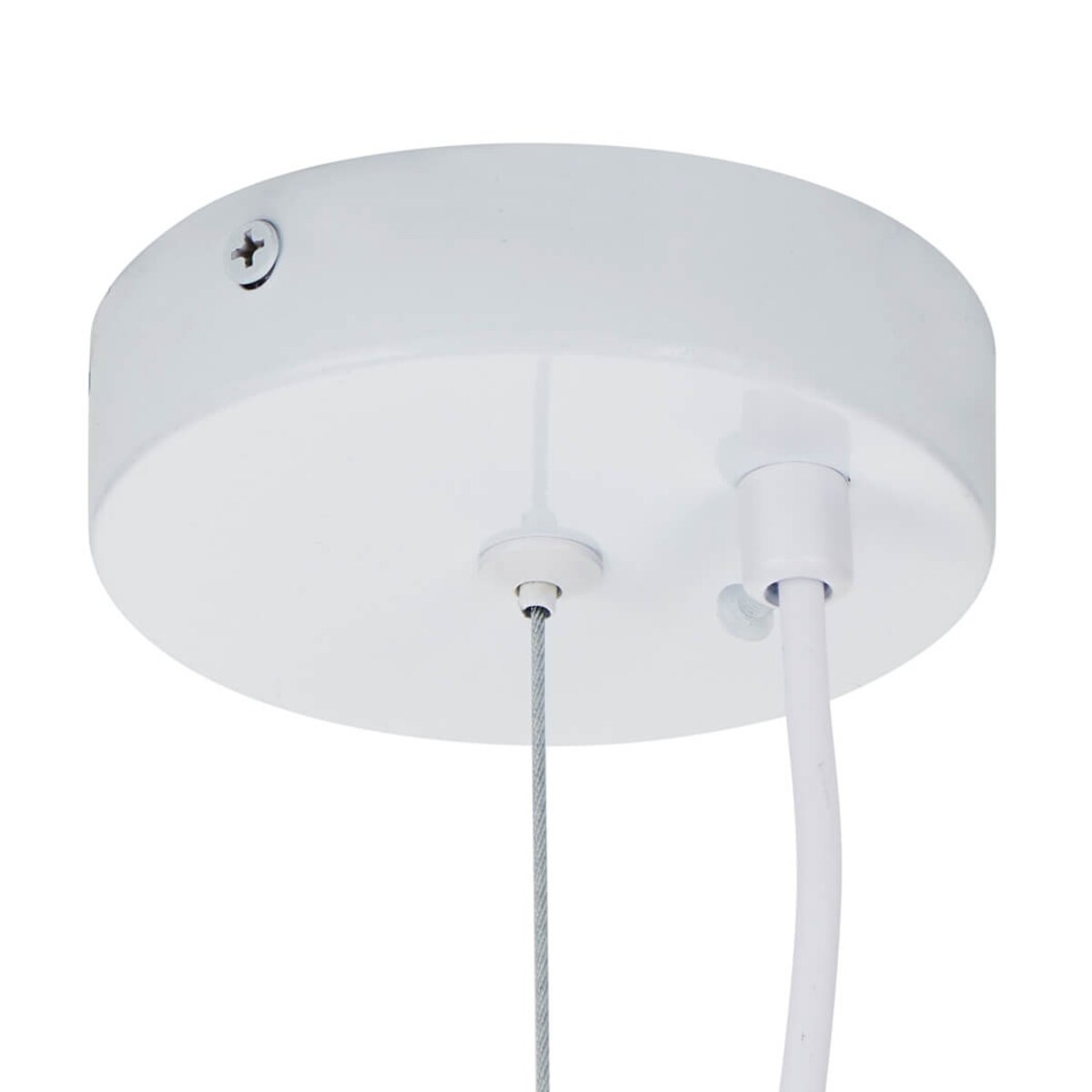 Zwieszana lampa jadalniana Stone DN426-300 kamień metal tworzywo biały