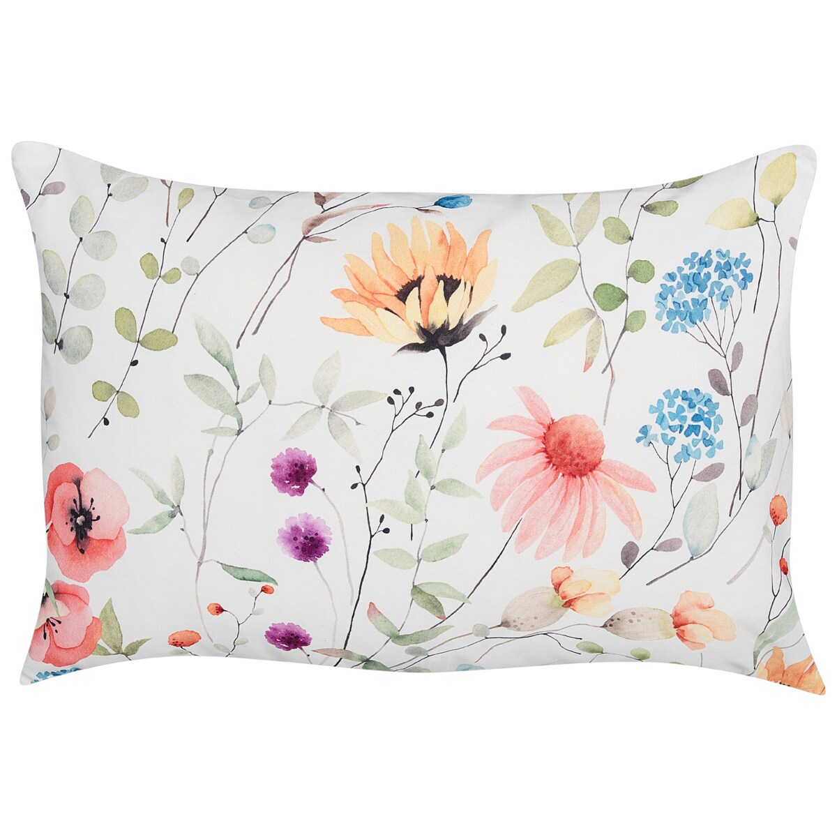 2 poduszki ogrodowe w kwiaty 40 x 60 cm wielokolorowe MONESI