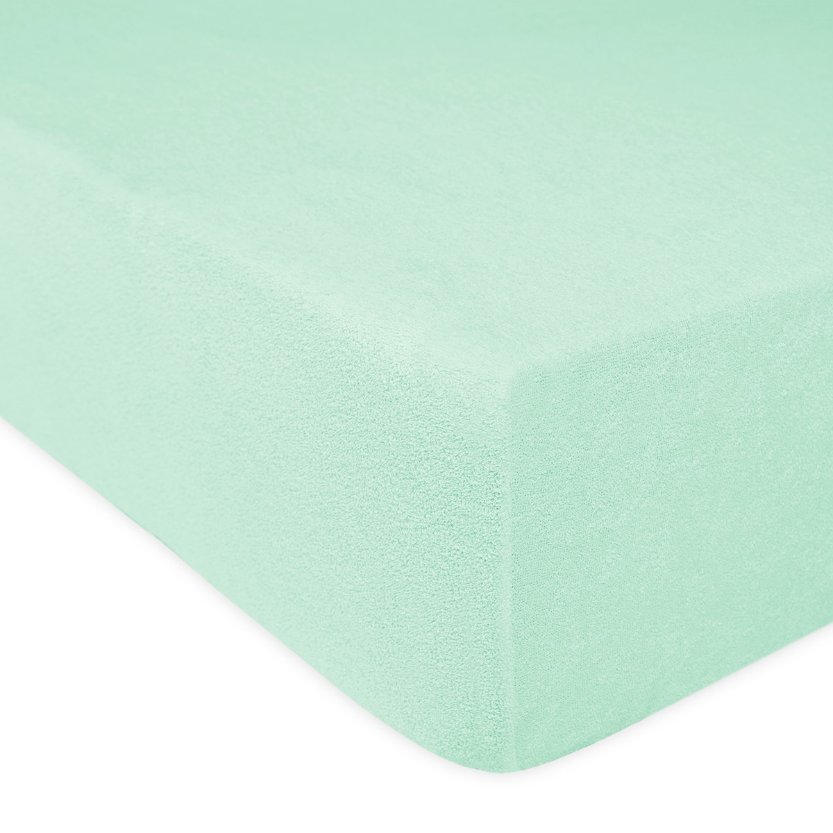 Prześcieradło frotte z gumką 120x200 kolor morski